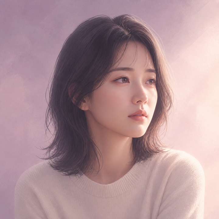 元彼への連絡に迷う女性のイラスト