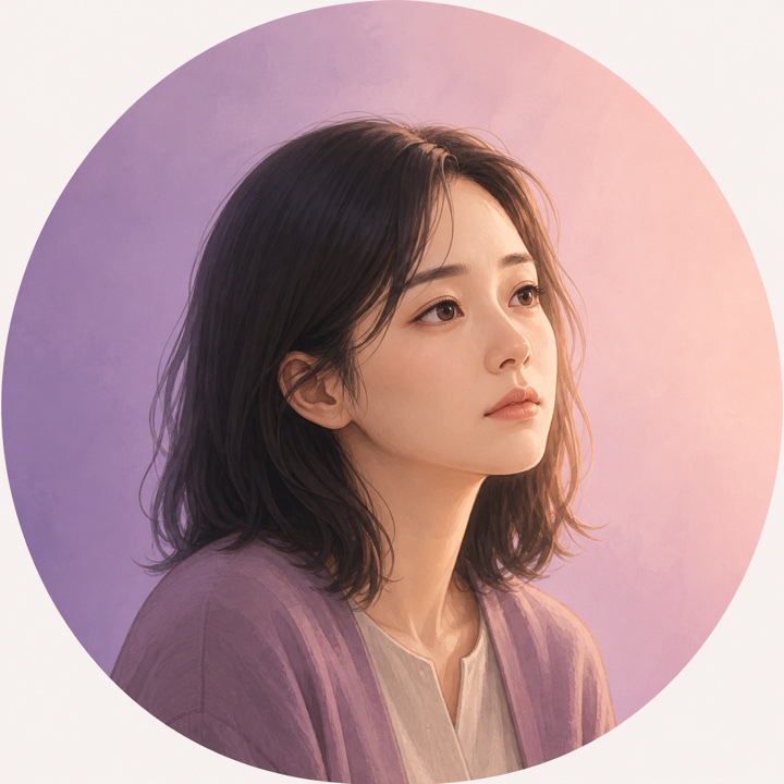 関係の違和感について静かに考える女性のイラスト